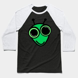 Happy green alien Baseball T-Shirt